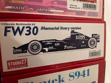 Studio27 Williams FW30 2008 winter test 1/20 multimedia kit