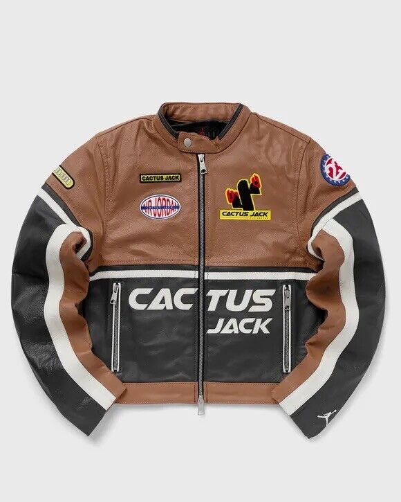 Travis Scott Cactus Jack Leather Jacket | eBay Travis Scott Cactus Jack Leather Jacket | eBay