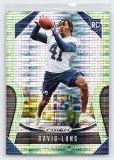 David Long - 2019 Panini Prizm - Neon Green Pulsar - Rookie - Rams