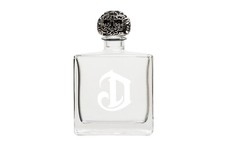 🔥RARO DeLeon Diamante Tequila Botella Vacía 1 lb STIRLING SILVER CALAVERA Top