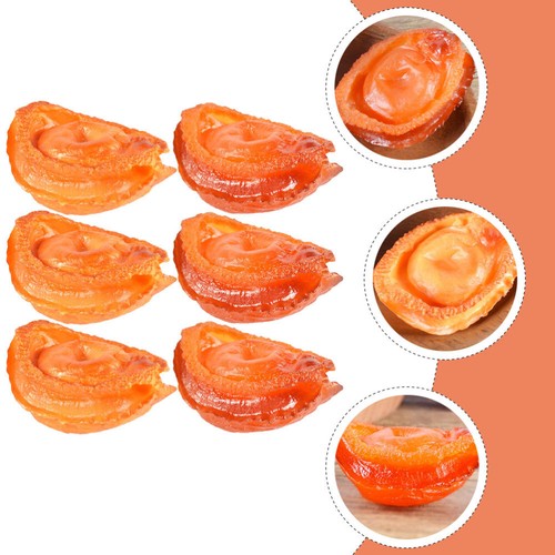6 Pcs Simulation Abalone Model Toddler Child Realistic Play Food - Zdjęcie 12 z 12