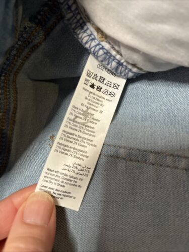 Avenue Denim Premium Stretch Girlfriend Jeans Rolled Cuff, Size 26AV (48x27) NWT - Picture 7 of 17
