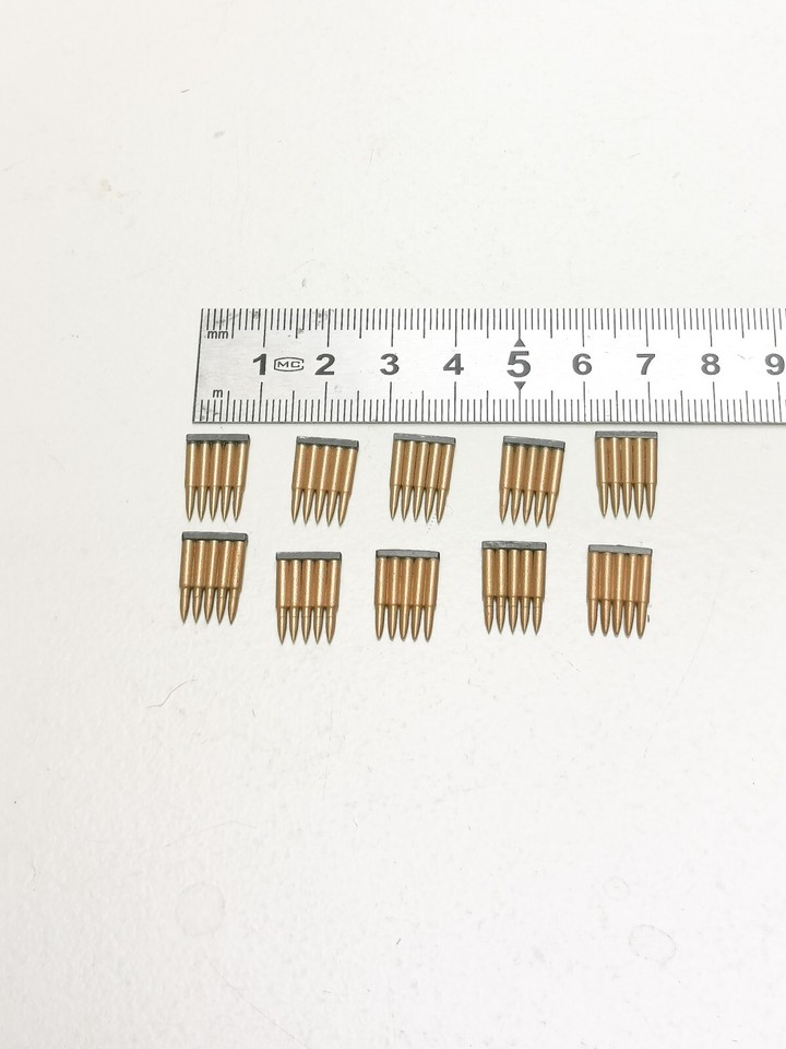 B9206 1/6 Scale HOT Dragon Kar98 Bullet 10 Sets Cartridge Clip 12