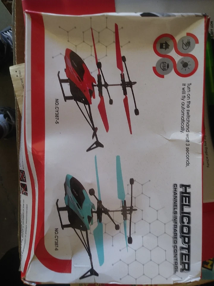 Helicopter Yellow Channels Infrared Control - Image 2 of 2