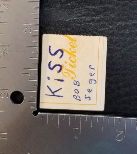 KISS / BOB SEGER - VINTAGE OKT 22, 1975 BIRMINGHAM, ALABAMA KONZERTTICKET STUB - Bild 2 von 2