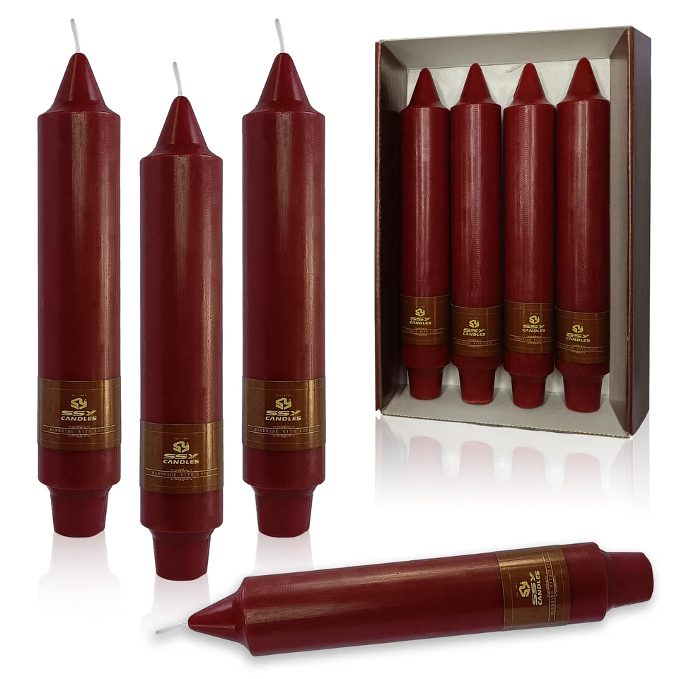 Conjunto de 8 velas cônicas para decoração de casa Halloween sem perfume vela pilar 7 polegadas - Imagem 2 de 4