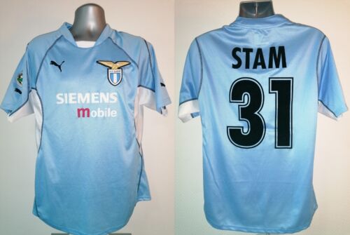 Match issue Lazio Roma 2001/02 koszulka domowa Jaap Stam 31 Serie A Puma - Zdjęcie 1 z 6