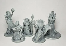5pc Mindflayer/Mind Horrors Set - 32mm Miniature - D&D Tabletop Gaming - EC3D