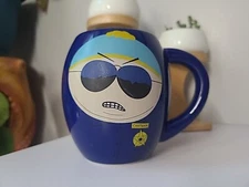 2013 South Park Cartman Mug Respect My Authority Ceramic Mug USED Great shape