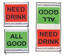 Golf Towel - Large - Beer Cart Caller - Brand New by BeerCartCaddie