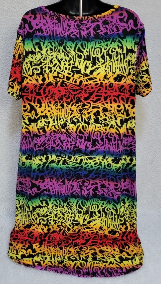 Eye Candy Womens Shirt Top Blouse Size 2X Multicolor Striped - Image 3 of 4