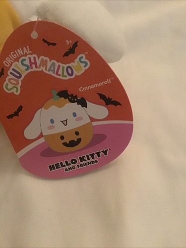 Squishmallows Sanrio Cinnamaroll Pumpkin 8" Halloween Plush Toy - Picture 3 of 5