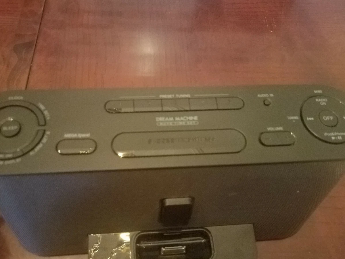 Sony Sueño Máquina Con / Ipod Muelle Fm / Am Reloj Radio ICF-C1iPMK2 Negro