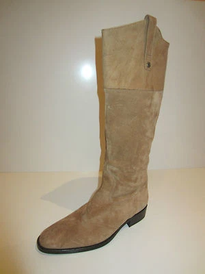 AIGLE Cinch 30083 [ Gr. 38 ] Femmes Cuir Bottes Marron Neuf - Photo 1/3