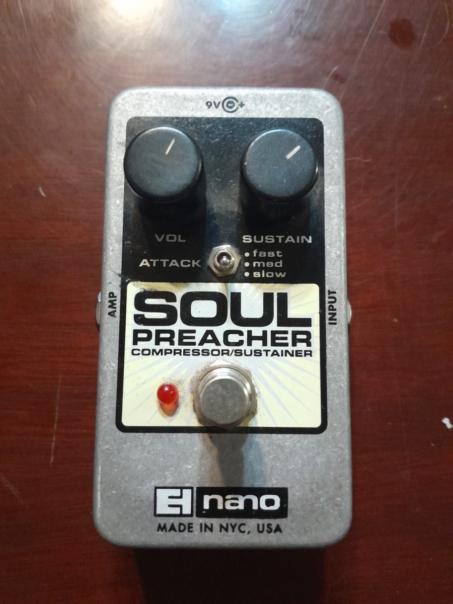 EHX ElectroHarmonix Nano Soul Preacher Compressor Sustainer