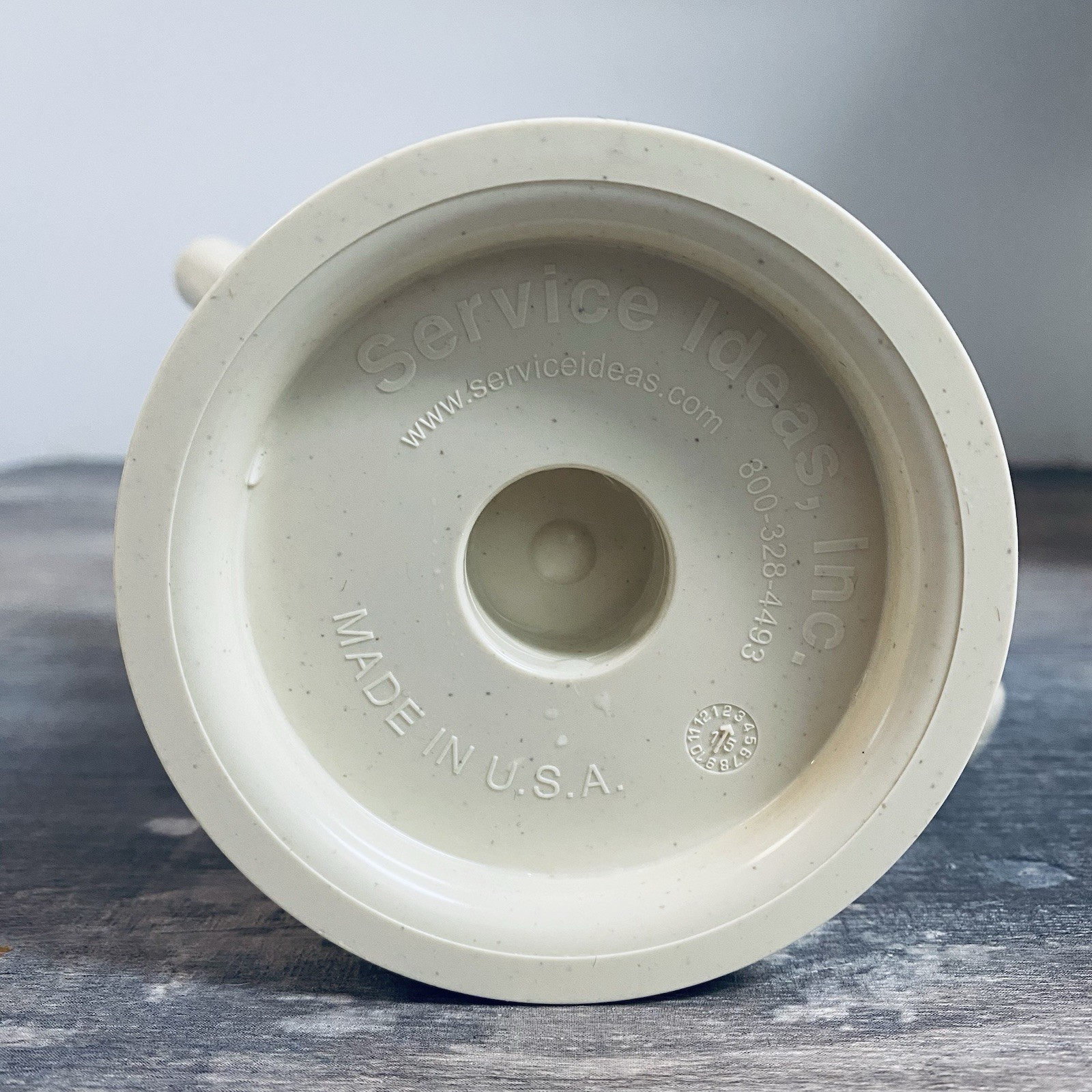 Service Ideas Double Wall Insulated Coffee / Teapot, 16 oz, Plastic Brown