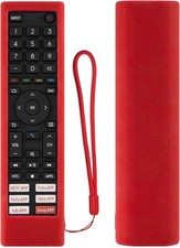 Case for Hisense Voice Remote, Protective Silicone Remote Red