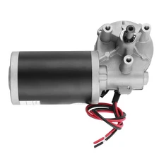 Speed Reducing High Torque Electric Gear Motor Worm Gearbox DC 24V 45W 220RPM