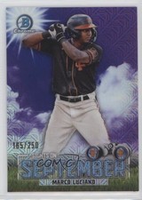 2023 Bowman Mega Box Purple Mojo Refractor 165/250 Marco Luciano #SOS-17 11qz