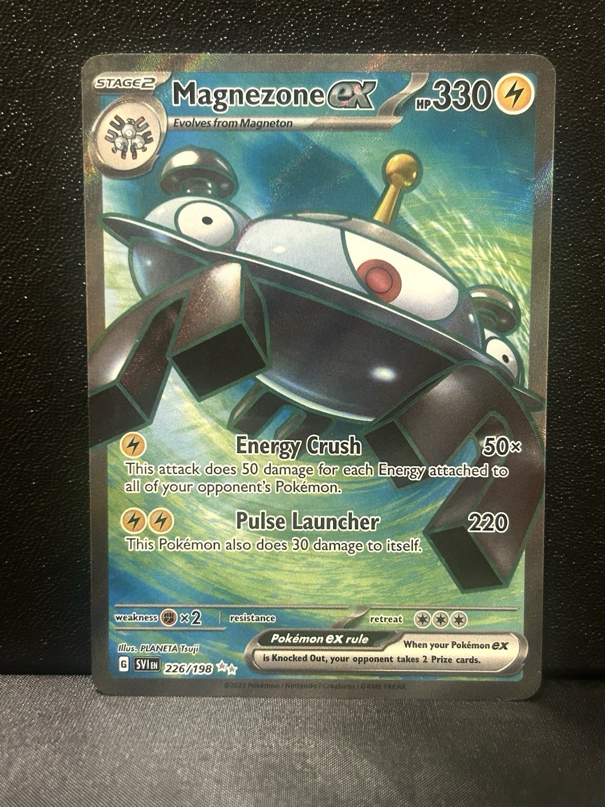 Pokémon TCG Magnezone ex Full Art Scarlet & Violet 226/198 NM