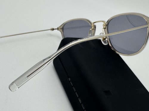 MONTBLANC BEIGE / GOLDEN / GRAY / OVAL / ROUND SUNGLASSES NEW 100% GENUINE ~$455 - Picture 7 of 12