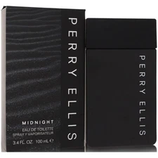 Midnight by Perry Ellis cologne for him EDT 3.3 / 3.4 oz New in Box