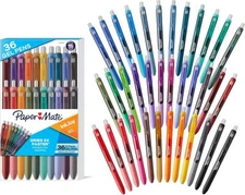 Paper Mate InkJoy Pens Gel Medium Point (0.7 mm) 36 Count, Multicolor 