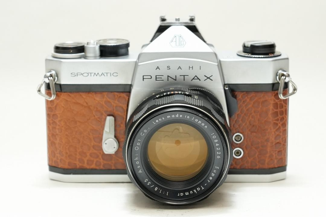 Pentax SP Film Camera with Super-Takumar 55mm f1.8, Retro