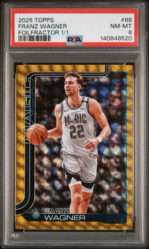 Franz Wagner [Foilfractor] #88 2025 Topps card