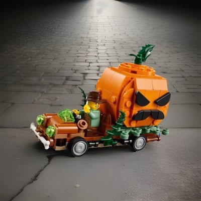 LEGO Jack-O'-Lantern Pickup Truck Set (40822)Baddest Fella Inn The World!