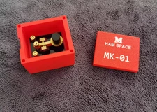 MK-01 Mini Morse Key – Compact CW Practice Key with Base & Case for Ham Radio a