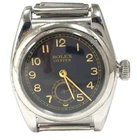 First Edition Rolex Oyster Bubbleback Vintage Steel Black Dial Automatic