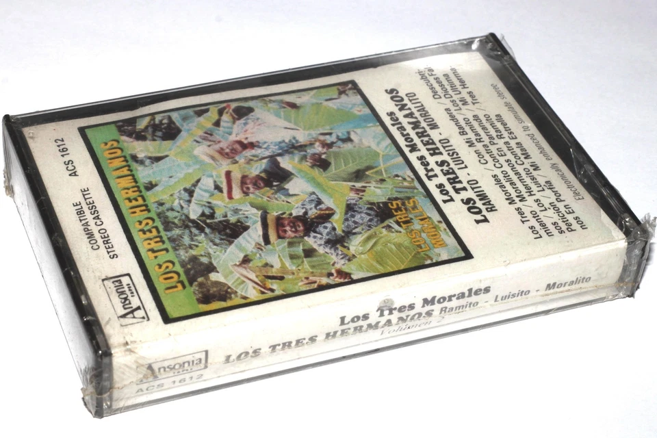 Los Tres Hermanos Los Tres Morales Ramito Luisito Moralito Vol 2 Cassette SEALED - Image 3 of 3