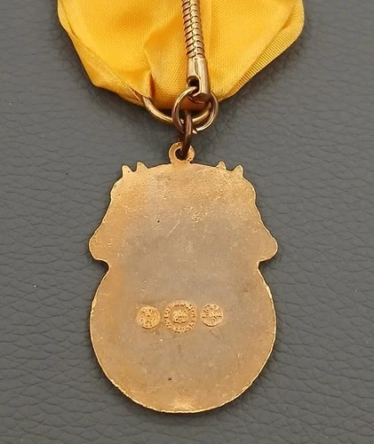 Teamsters Delegate Badge Keyring 6" Gold Yellow Ribbon 1986 Las Vegas Convention image 20