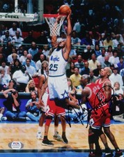 Nick Anderson Signed Magic 8x10 Photo (PSA COA)
