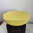PYREX Hostess Casserole Dish With Lid Square 515B-015  1.5 Quart YELLOW Vintage