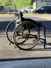 Quickie R2 Wheelchair Adjustable Camber 17w X19d Metal Flake Paint Great Cond.
