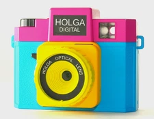 HOLGA Digital Toy Camera with Optical Lens Lo-Fi Retro Style Fast Ship Japan