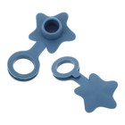  2pcs Bathtub Stoppers: Silicone Drain Plug - Bath Tub Drain Cover - Star Shaped