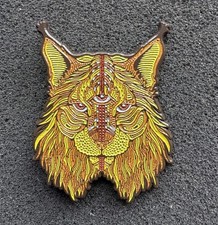 OG “Lynx” Pin From Nathaniel Rateliff Red Rocks Poster Art by Owen Murphy