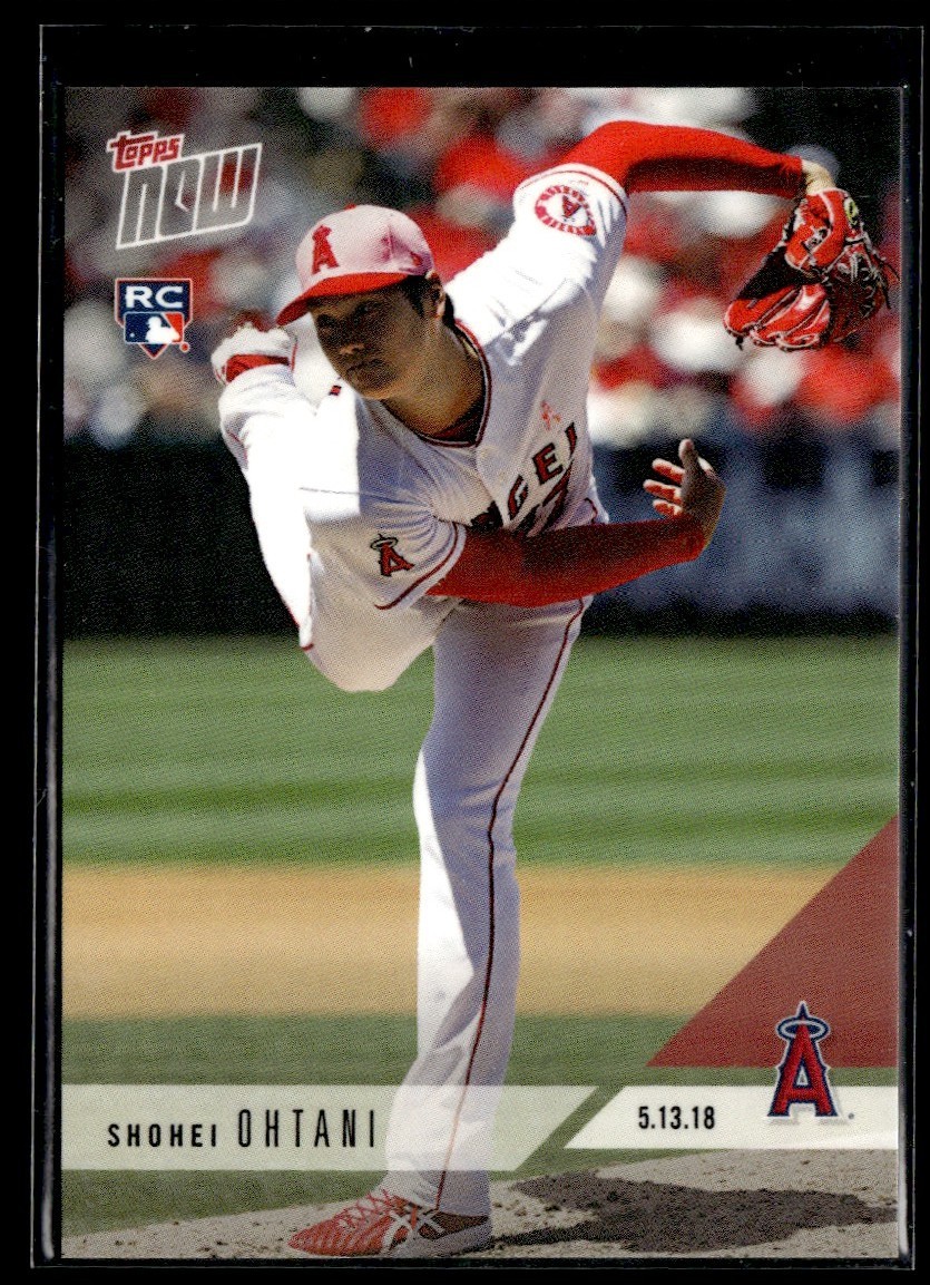 2018 Topps Now Shohei Ohtani RC Los Angeles Angels #210