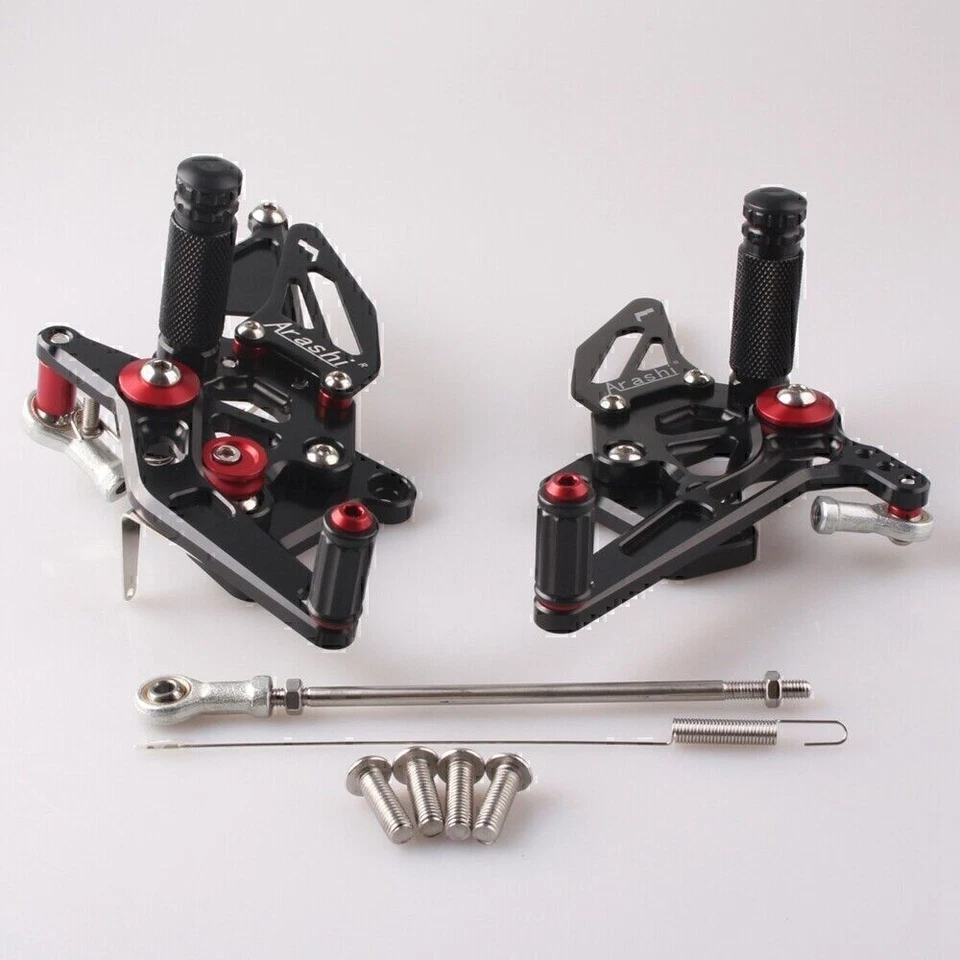 Комплект задних регулируемых подножек с ЧПУ для Kawasaki Ninja 250 2008-2012 - Изображение 3 из 4