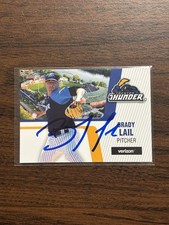 2016 Trenton Thunder Team Set Brady Lail RC Rookie Card Signed IP Auto Yankees