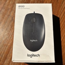 Last One Logitech B100 Corded Mouse   Wired USB Mouse for Computers and laptops