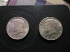 2 1964 Silver Kennedy Half Dollar 90% Silver