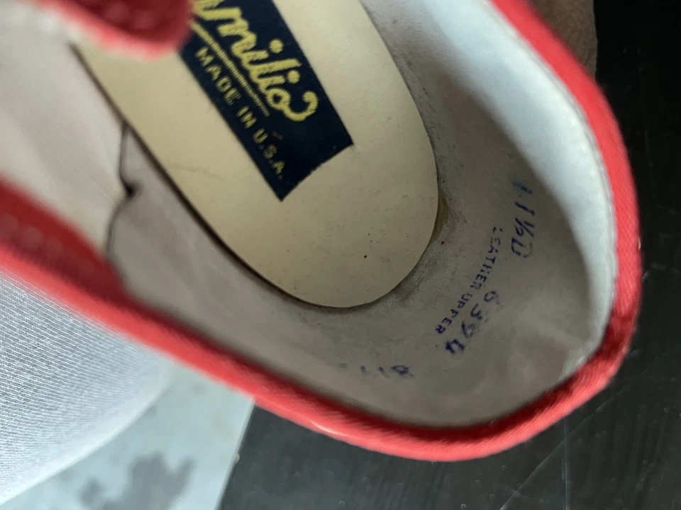 Amilio 红色蹒跚学步儿童/儿童 T 型带/英式凉鞋/礼服鞋 Skipper — 第 4/4 张图片