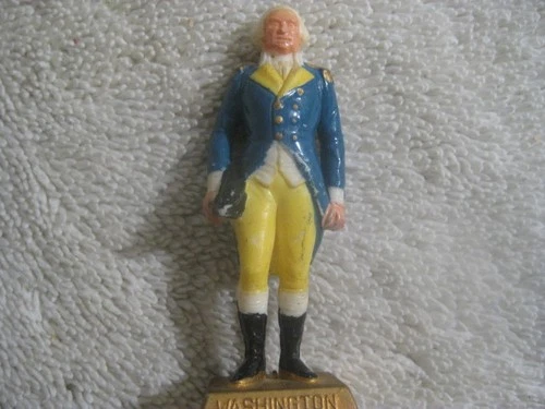 PRESIDENT GEORGE WASHINGTON Vintage 1960s Marx USA Presidents 2.5" Figure ⭐️