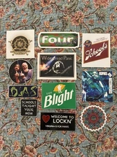 11 Widespread Panic (Dave Schools/2018 NYE) Sticker Lot All In GREAT Condition!!