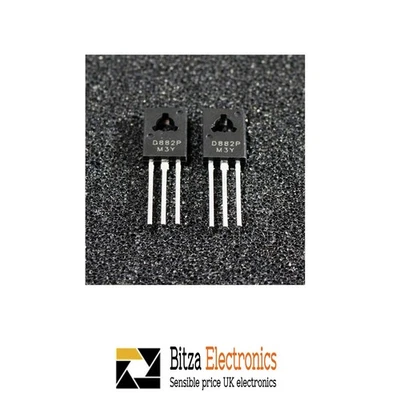 VARIOUS 2x NEC 2SD882 D882 NPN Medium Power Transistor 60V 6A 12,5W TO-126