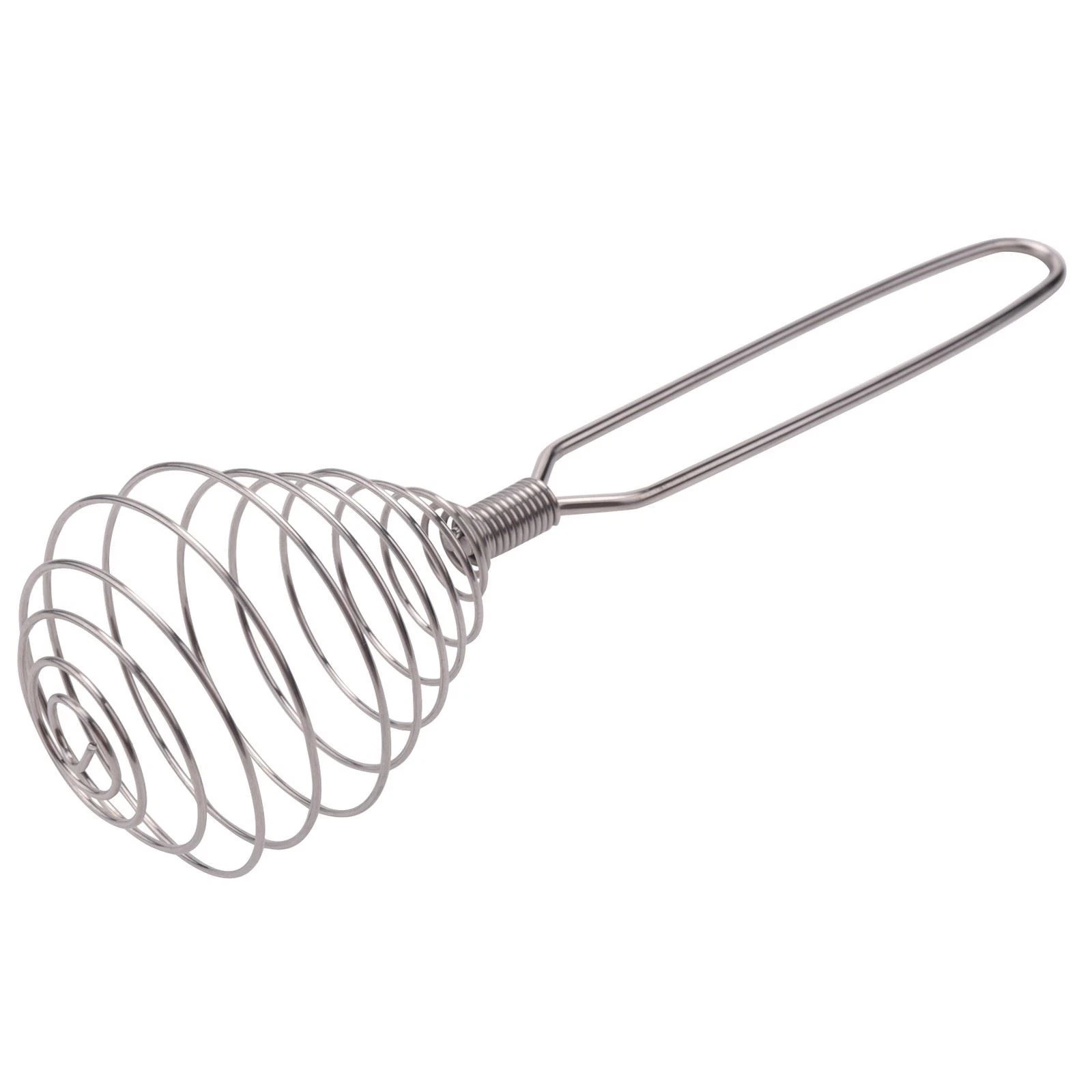 Spring Coil Wire Whisk Hand Mixer Blender Egg Beater Stainless Steel